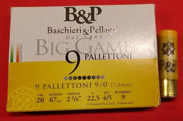 B&P PALLETTONI CAL.20 9\0